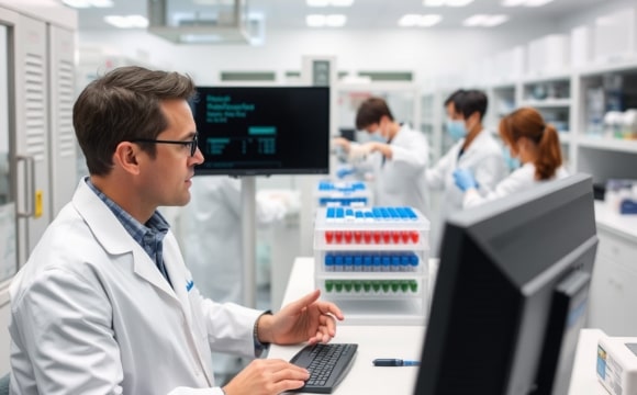 technician working in a lab